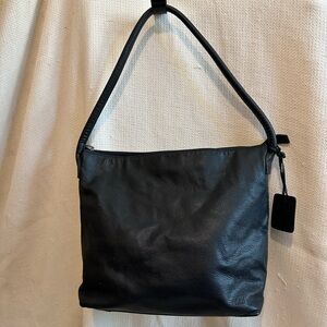 The Sak Black Shoulder Bag Modern Design